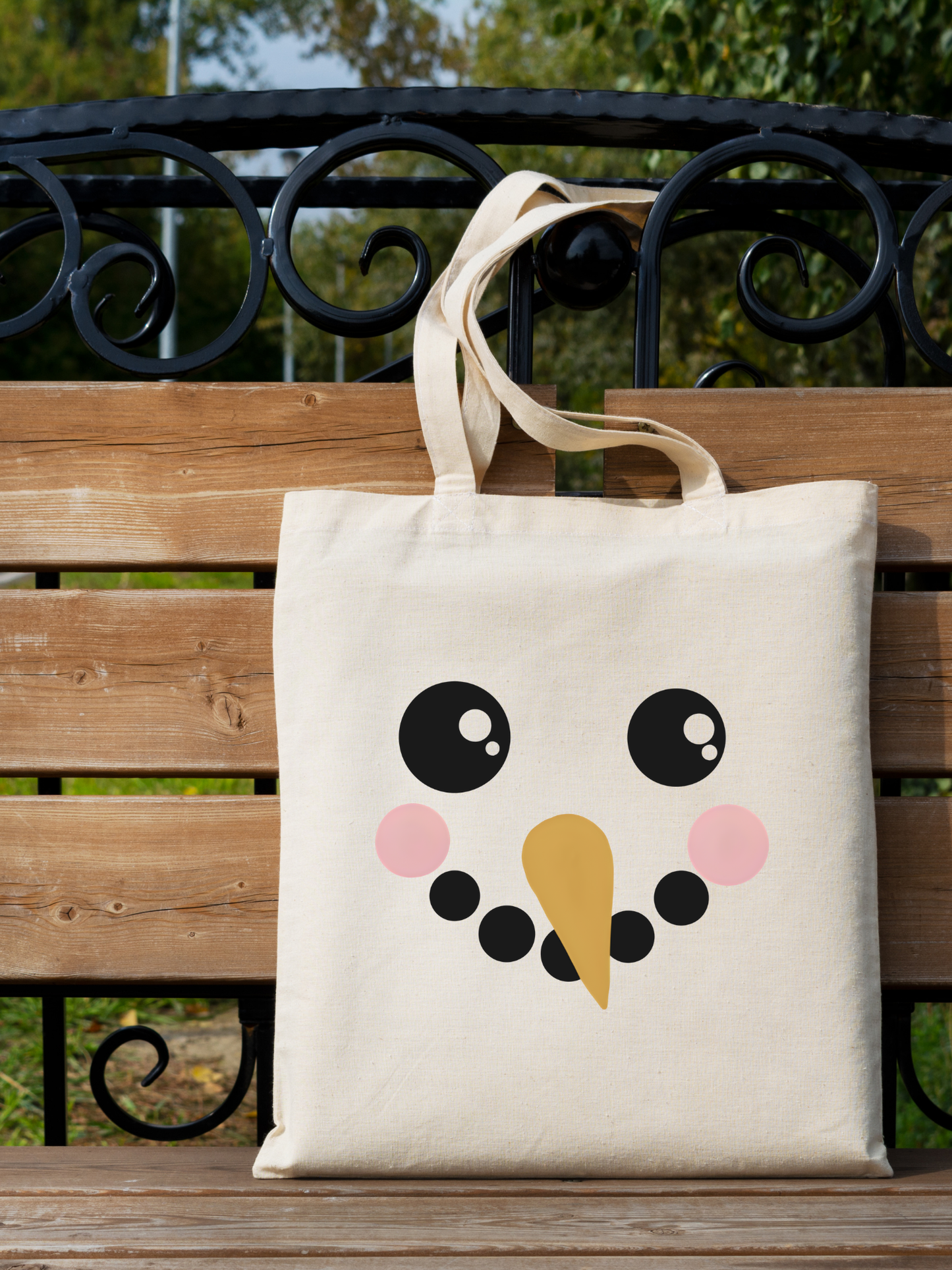 Tote Bag krem kanvas çanta %100 pamuk 35x40 cm tote bag