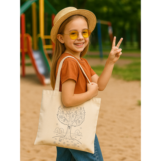 Tote Bag krem kanvas çanta %100 pamuk 35x40 cm tote bag