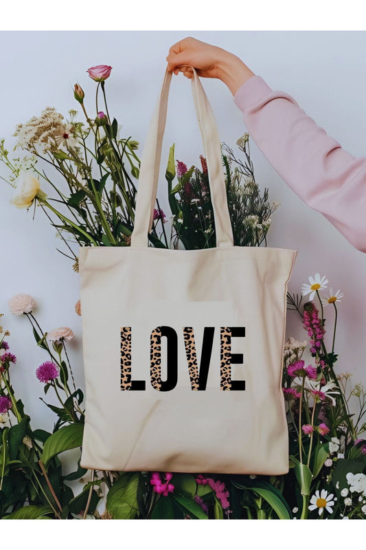 Tote Bag krem kanvas çanta %100 pamuk 35x40 cm tote bag