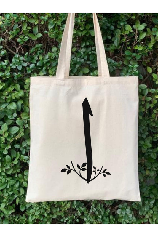 Tote Bag krem kanvas çanta %100 pamuk 35x40 cm tote bag