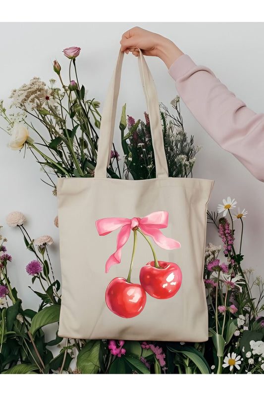 Tote Bag krem kanvas çanta %100 pamuk 35x40 cm tote bag