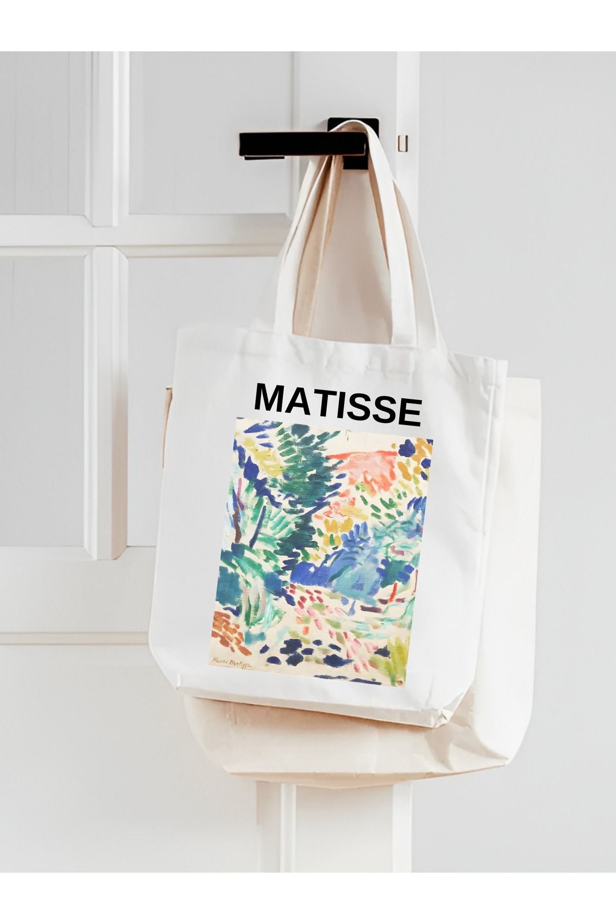 Matisse Tote Bag Bez Çanta, Kalın Iç Göstermez Omuz Çantası