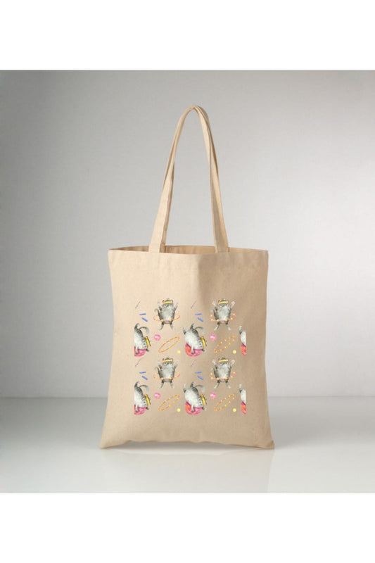 Tote Bag krem ham bez çanta %100 pamuk 35x40 cm tote bag