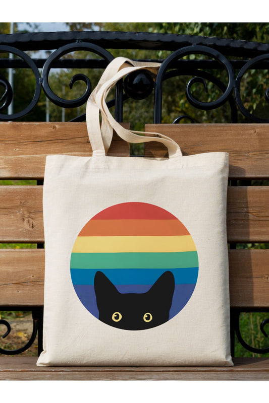 Tote Bag krem kanvas çanta %100 pamuk 35x40 cm tote bag