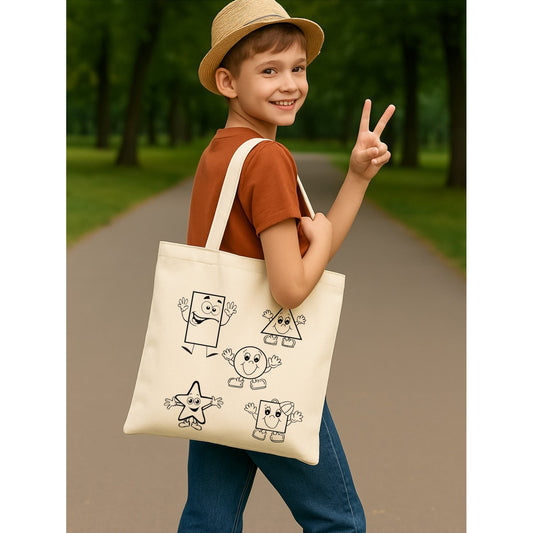 Tote Bag krem kanvas çanta %100 pamuk 35x40 cm tote bag