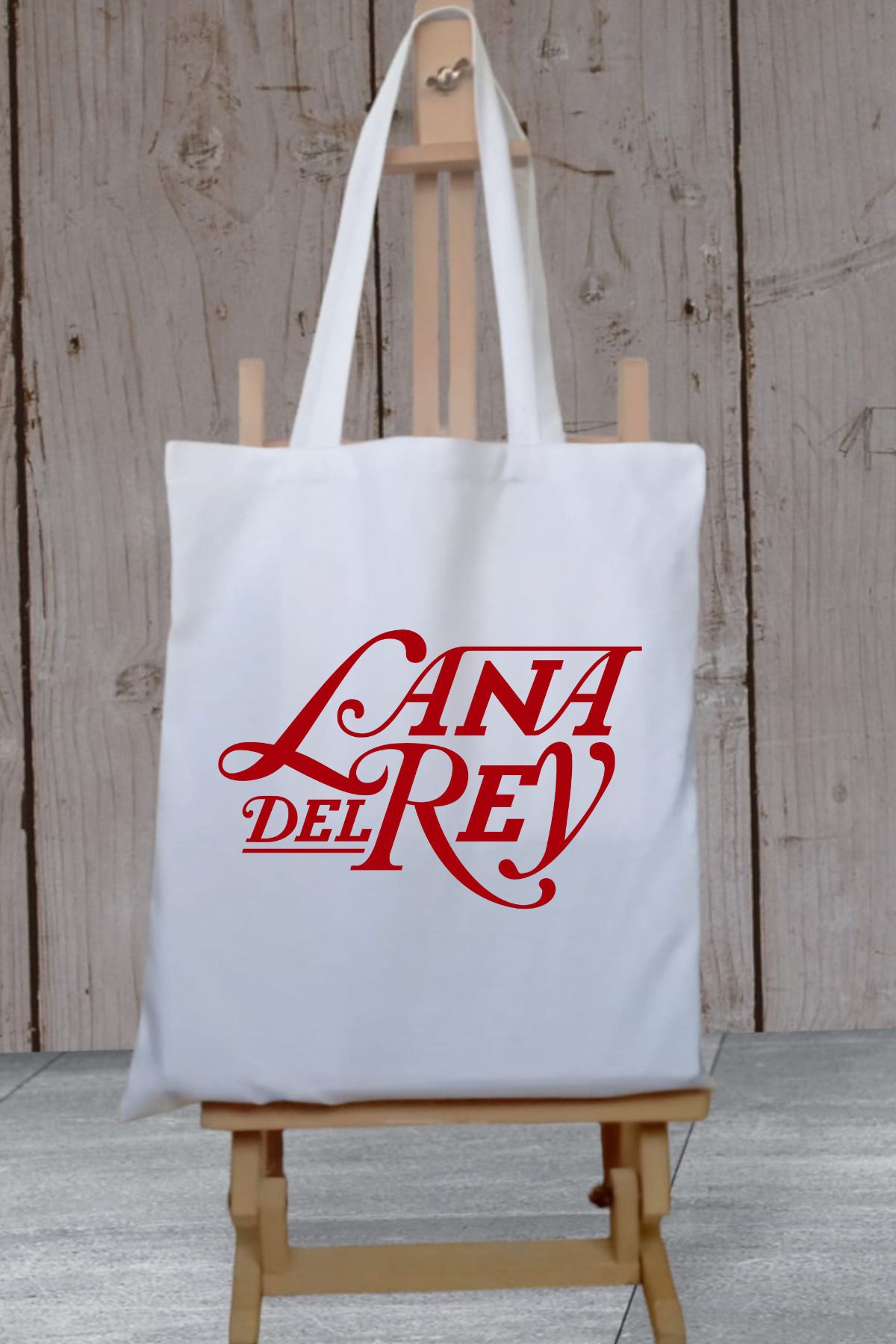 Lana Del Rey Tasarım Kalın Su Geçirmez Bez Tote Bag Kanvas Omuz Çantası