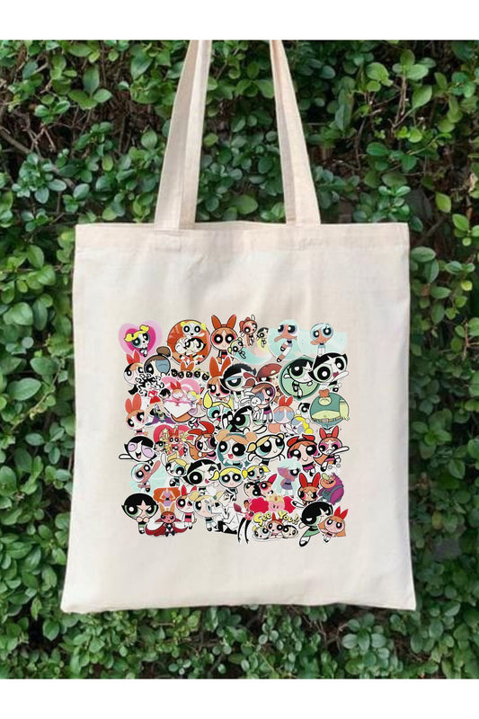 Tote Bag krem kanvas çanta %100 pamuk 35x40 cm tote bag