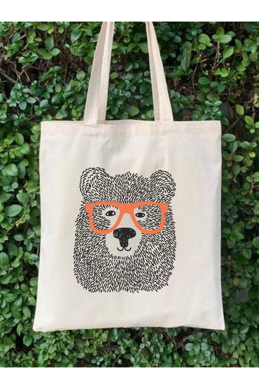 Tote Bag krem kanvas çanta %100 pamuk 35x40 cm tote bag