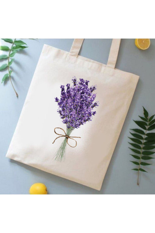 Tote Bag krem kanvas çanta %100 pamuk 35x40 cm tote bag
