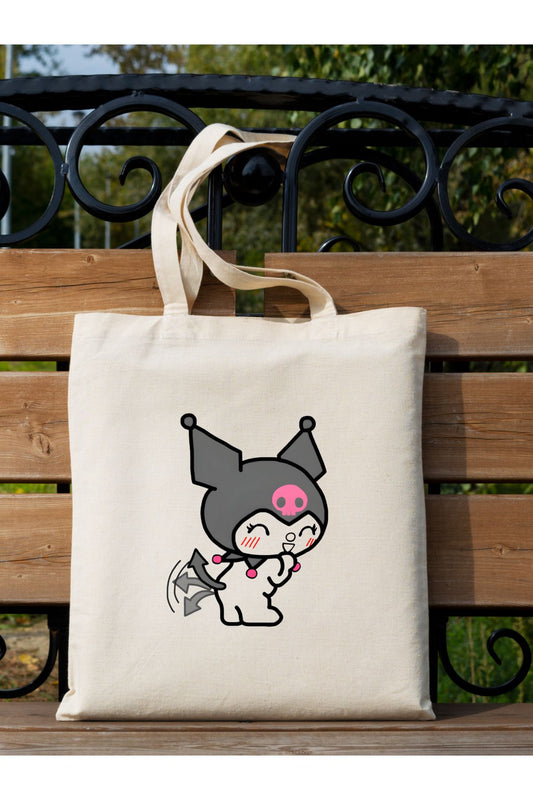 Tote Bag krem kanvas çanta %100 pamuk 35x40 cm tote bag