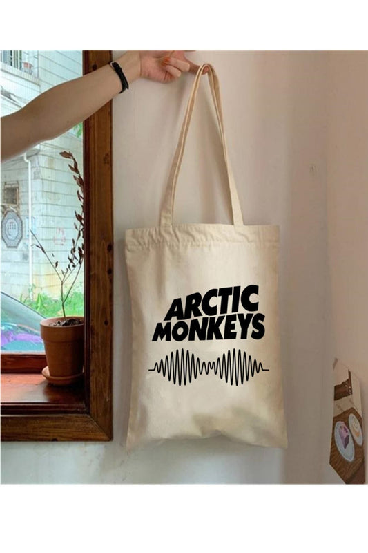 Tote Bag krem kanvas çanta %100 pamuk 35x40 cm tote bag