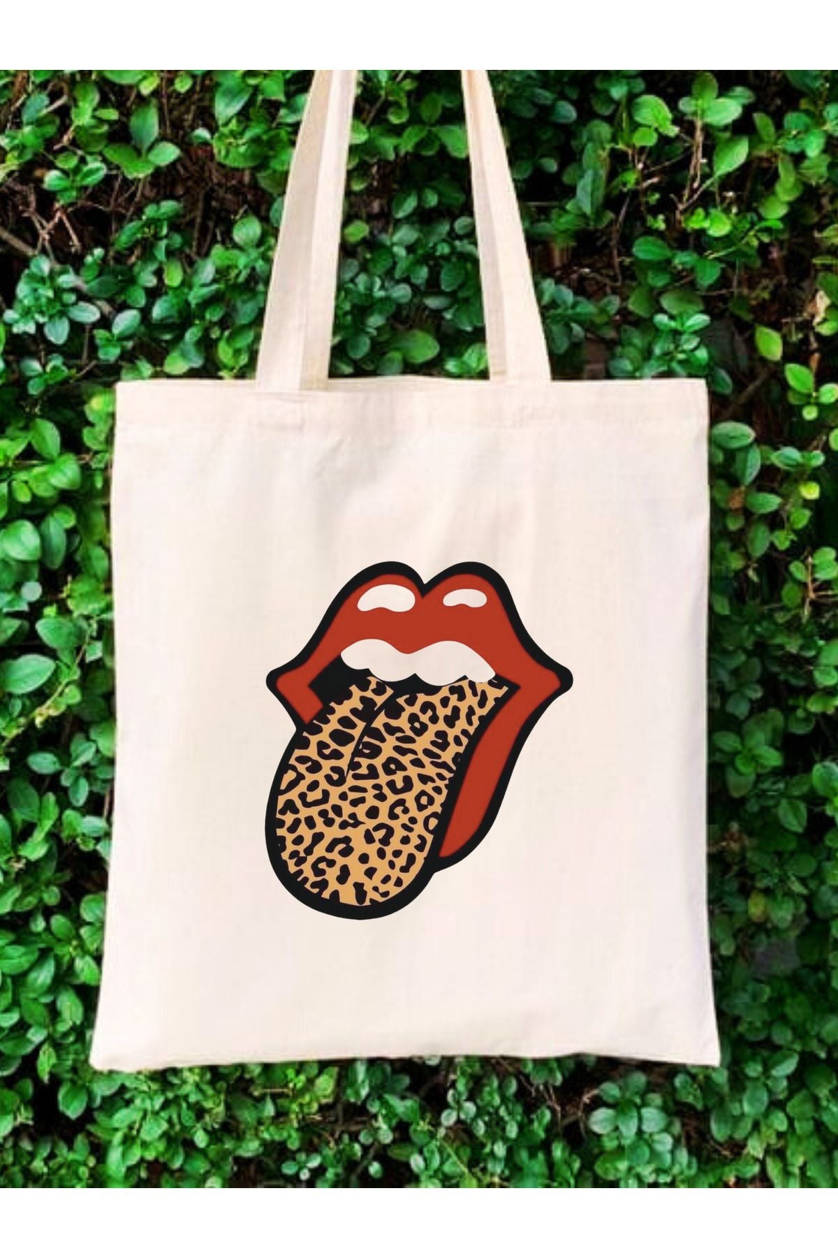Leopar Bez Çanta, Y2K Leopard Pinterest Retro Unisex Bez Çanta Tote Bag