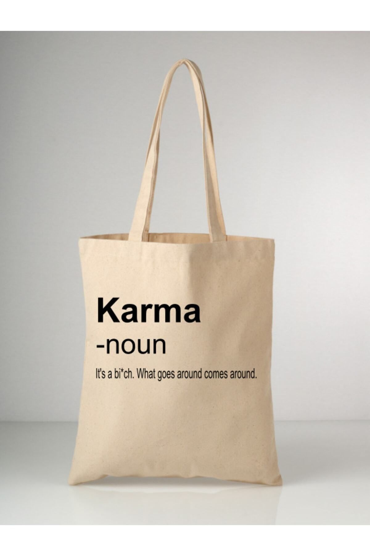 Karma Tote Bag Bez Çanta
