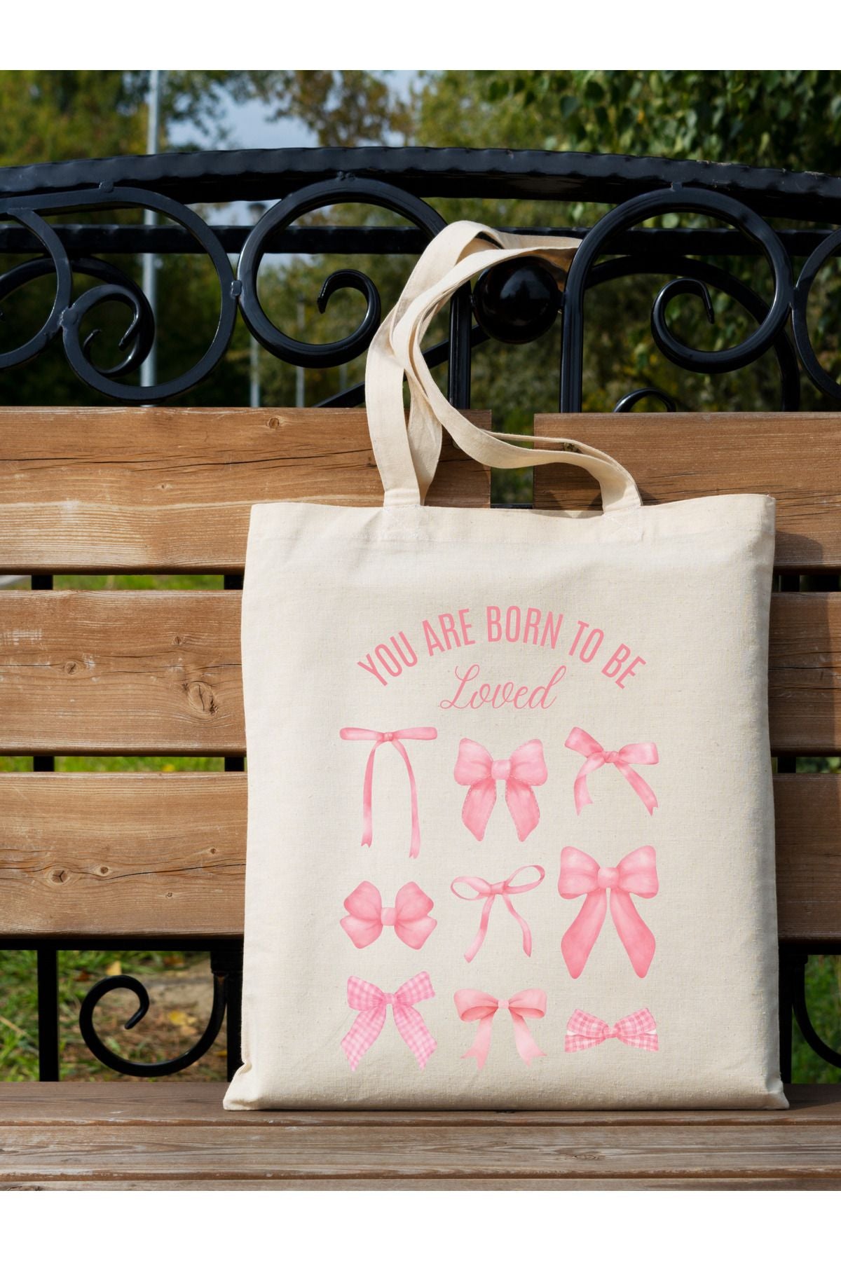 Y2K Bows Coquette Pinterest Kurdeleler Retro Unisex Bez Çanta Tote Bag