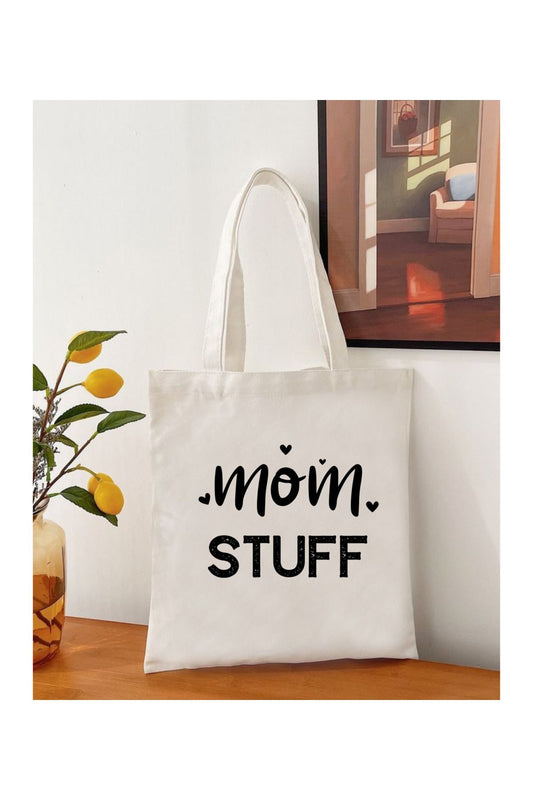Tote Bag krem kanvas çanta %100 pamuk 35x40 cm tote bag