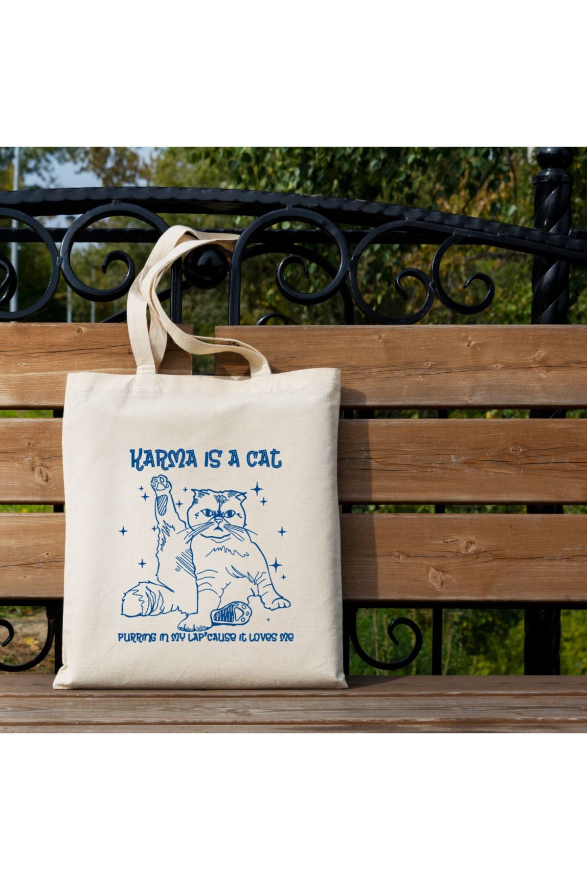 Karma Is A Cat Taylor Swift Tote Bag Bez Çanta
