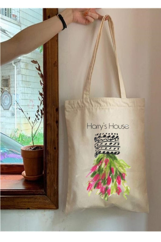 Tote Bag krem kanvas çanta %100 pamuk 35x40 cm tote bag
