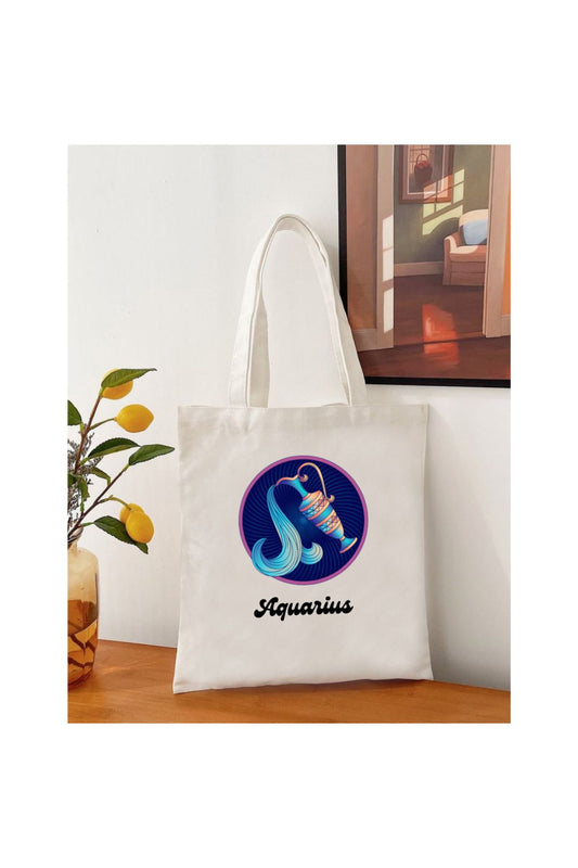 Tote Bag krem kanvas çanta %100 pamuk 35x40 cm tote bag