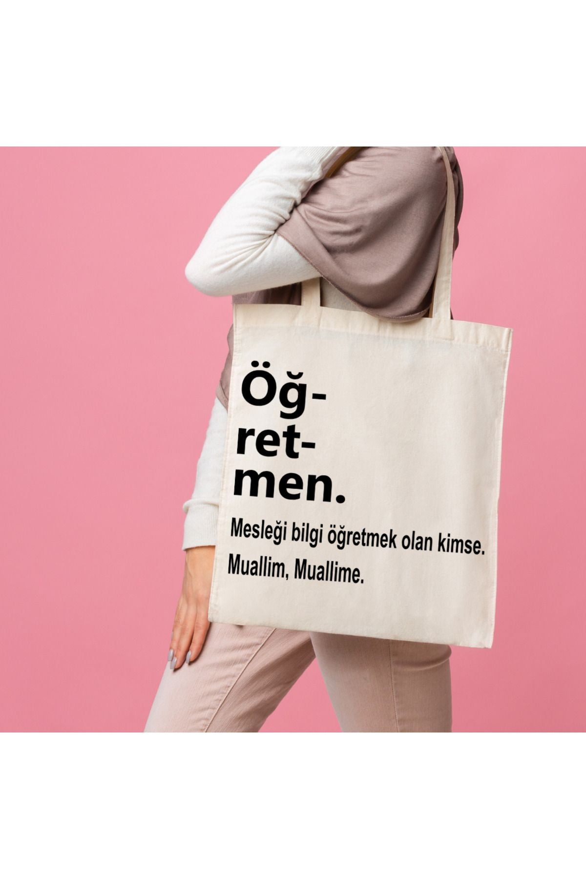 Öğretmenler Günü Öğretmen Hediye Tote Bag Bez Çanta