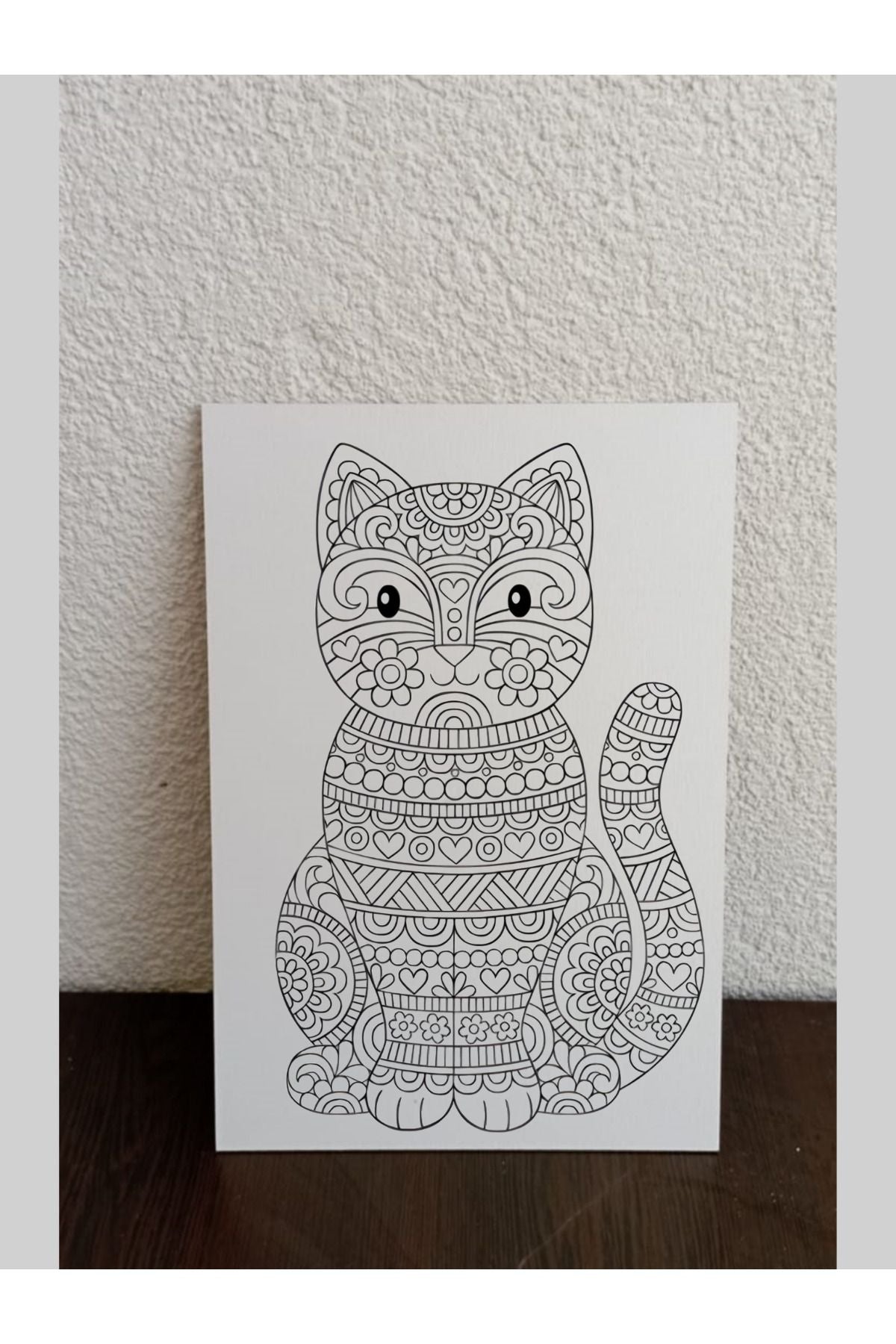 Kedi Ahşap Boyama, Ahşap Tablo Boyama, Çocuk Yetişkin Boyama Etkinliği, Ahşap Boyama Seti
