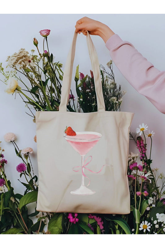 Tote Bag krem kanvas çanta %100 pamuk 35x40 cm tote bag