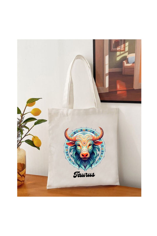 Tote Bag krem kanvas çanta %100 pamuk 35x40 cm tote bag