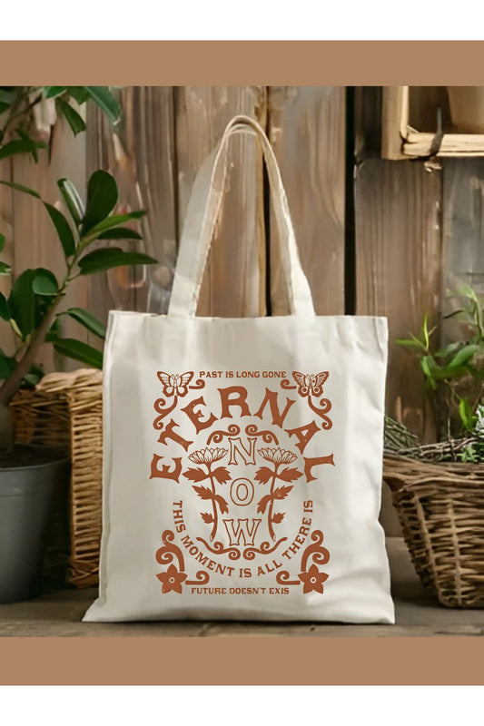 Tote Bag krem kanvas çanta %100 pamuk 35x40 cm tote bag