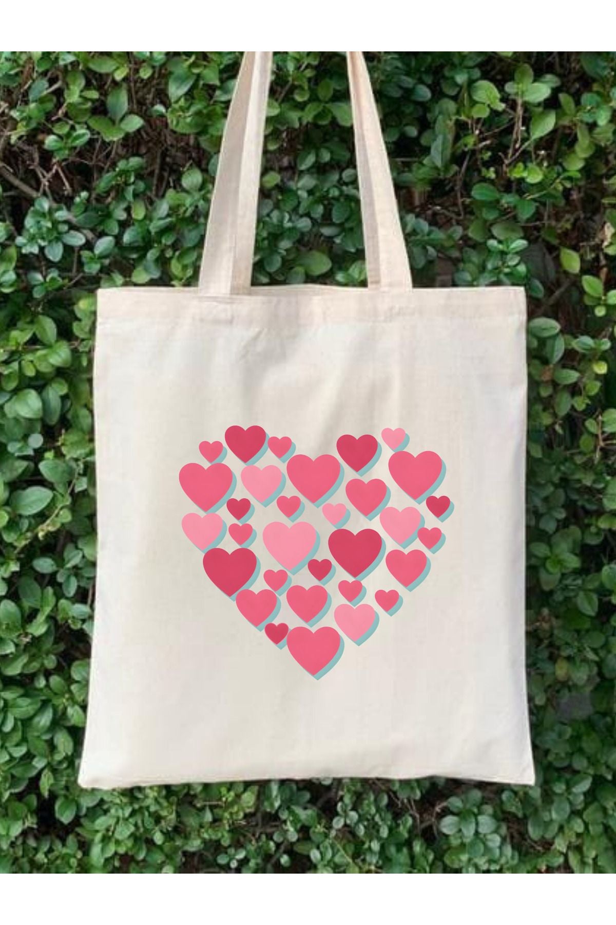 Sevgililer Günü Love Tote Bag Bez Çanta
