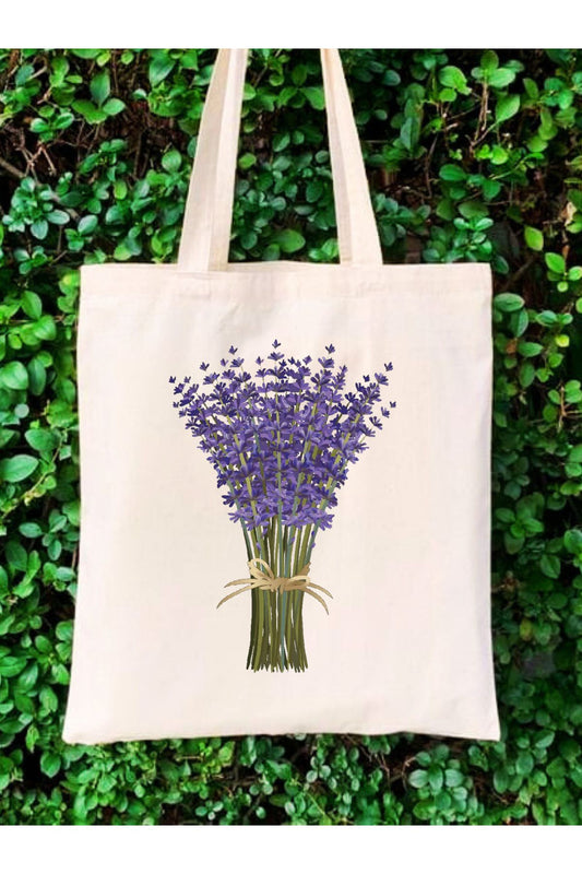 Tote Bag krem kanvas çanta %100 pamuk 35x40 cm tote bag