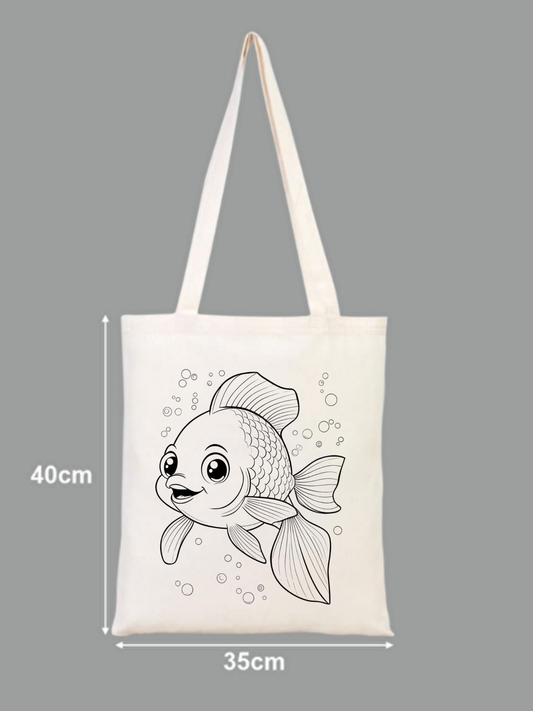 Tote Bag krem kanvas çanta %100 pamuk 35x40 cm tote bag