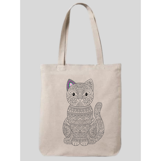 Tote Bag krem kanvas çanta %100 pamuk 35x40 cm tote bag
