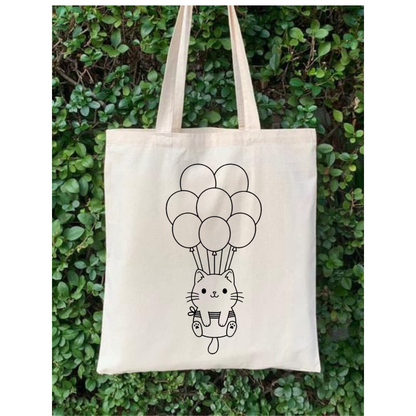 Tote Bag krem kanvas çanta %100 pamuk 35x40 cm tote bag