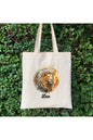 Aslan Burcu Hediye Çanta- Leo Zodiac Sign Tote Bag Bez Çanta