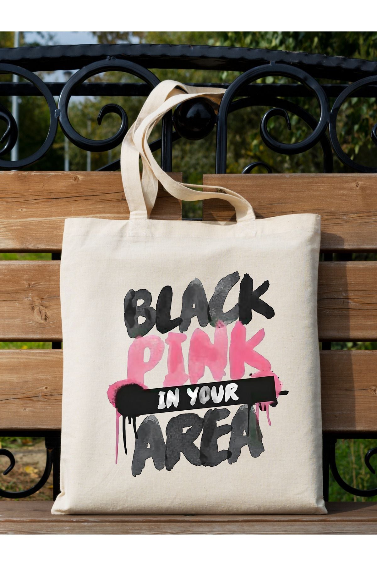 Black Pink Blackpink Tasarım Tote Bag Bez Çanta