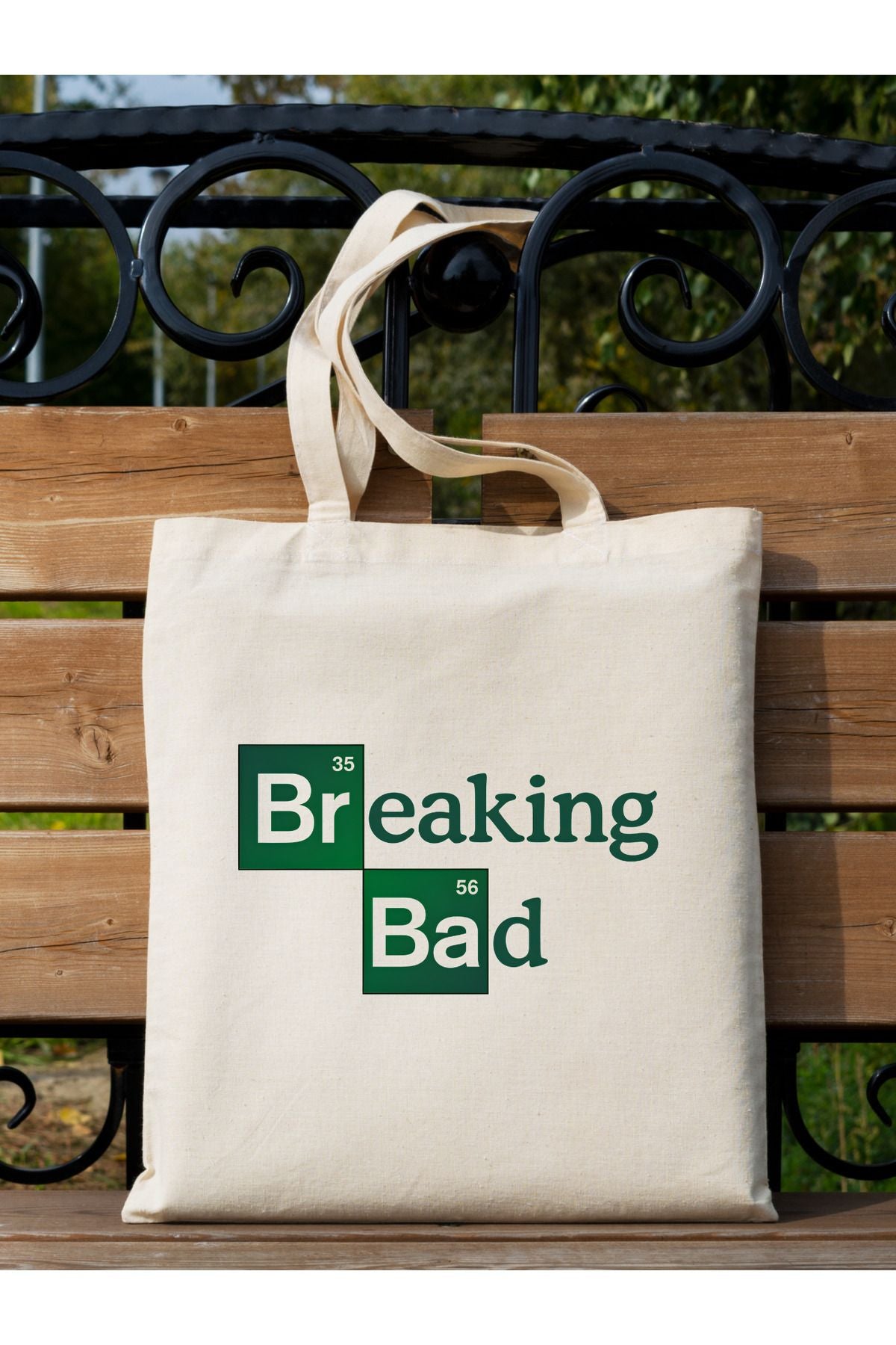 Tote Bag krem kanvas çanta %100 pamuk 35x40 cm tote bag