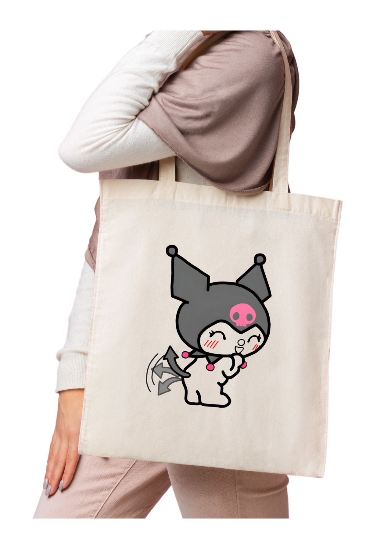 Kuromi Hediye Tote Bag Bez Çanta