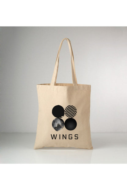 Bts Army Tasarım Ham Bez Çanta tasarımlı ham bez çanta minimalist pinterest modeli