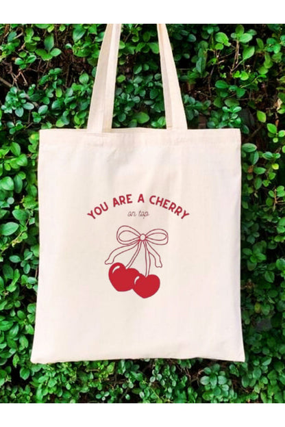 Tote Bag krem kanvas çanta %100 pamuk 35x40 cm tote bag