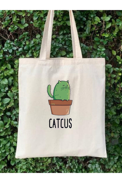 Cute Animal Kore, Y2 Pinterest Retro Unisex Bez Çanta Tote Bag, Shopper Bag