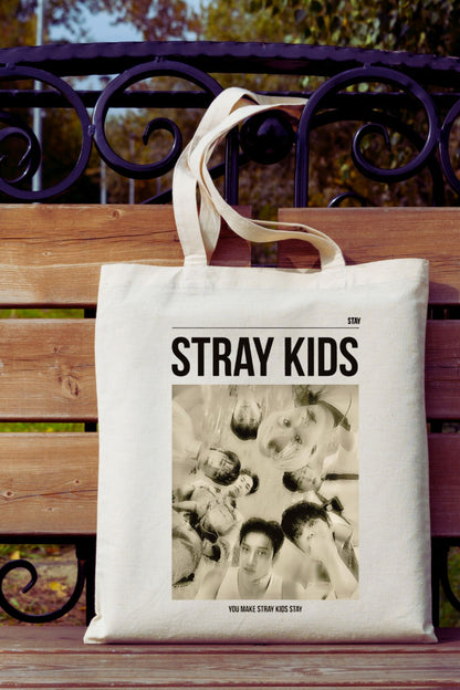 Stay Tasarım Fan Skzoo Tote Bag Bez Çanta