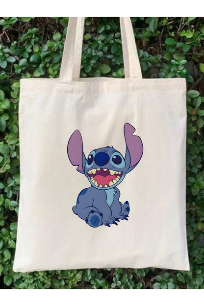 Stitch Tasarım Tote Bag Bez Çanta