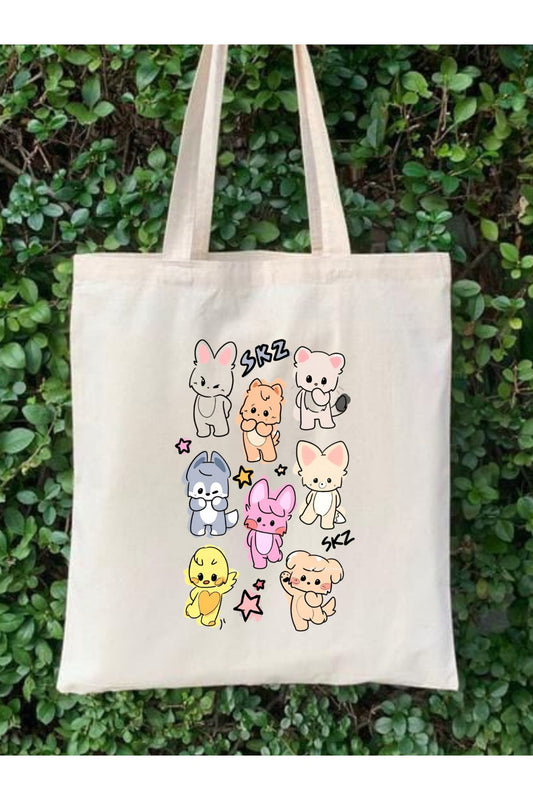 Stray Kids Stay Fan Skzoo k-pop Tote Bag Bez Çanta