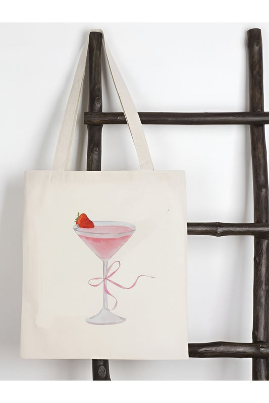 Y2K Bows Coquette Pinterest Kurdeleler Retro Unisex Bez Çanta Tote Bag