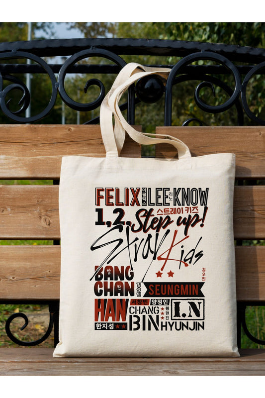 Stray Kids SKZOO Tote Bag Bez Çanta