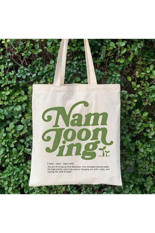 Bts Namjooning Tote Bag Bez Çanta