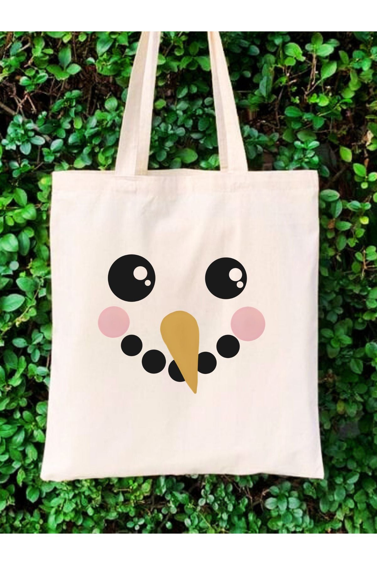 Tote Bag krem kanvas çanta %100 pamuk 35x40 cm tote bag