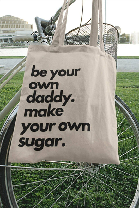 Sugar Daddy Ham Bez Çanta tasarımlı ham bez çanta minimalist pinterest modeli