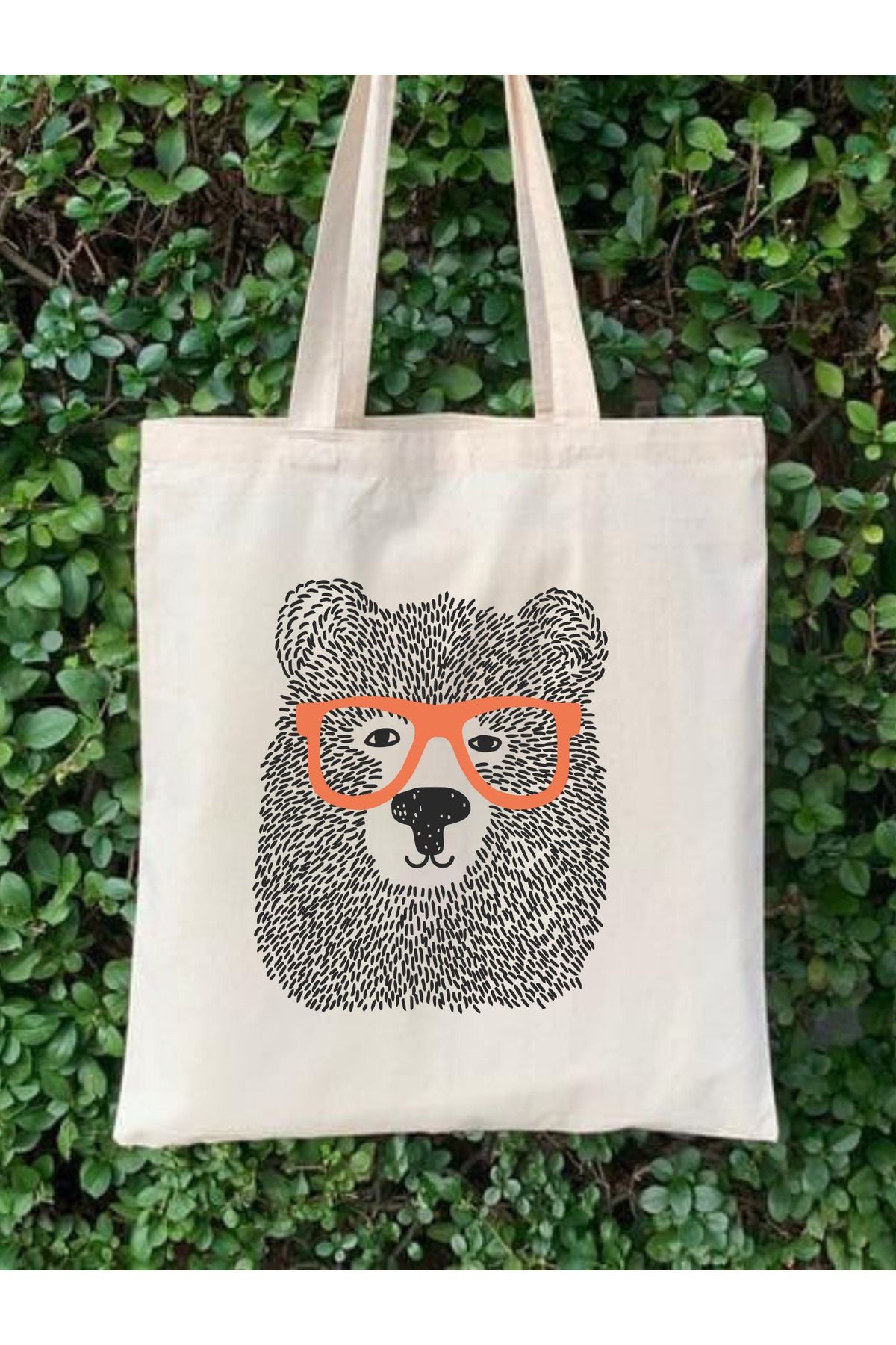 Tote Bag krem kanvas çanta %100 pamuk 35x40 cm tote bag