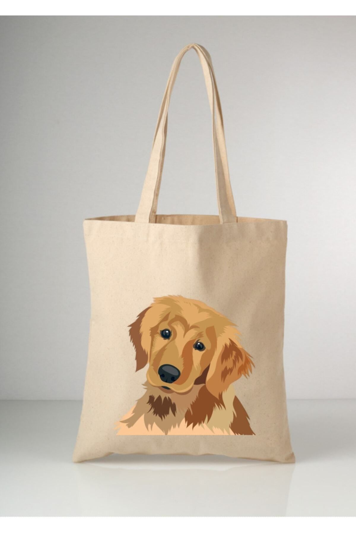 Cute Dog Köpekli Tote Bag Bez Çanta
