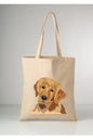Cute Dog Köpekli Tote Bag Bez Çanta